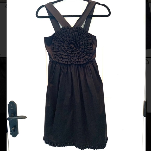 Anthropologie black flower dress - Picture 6 of 11